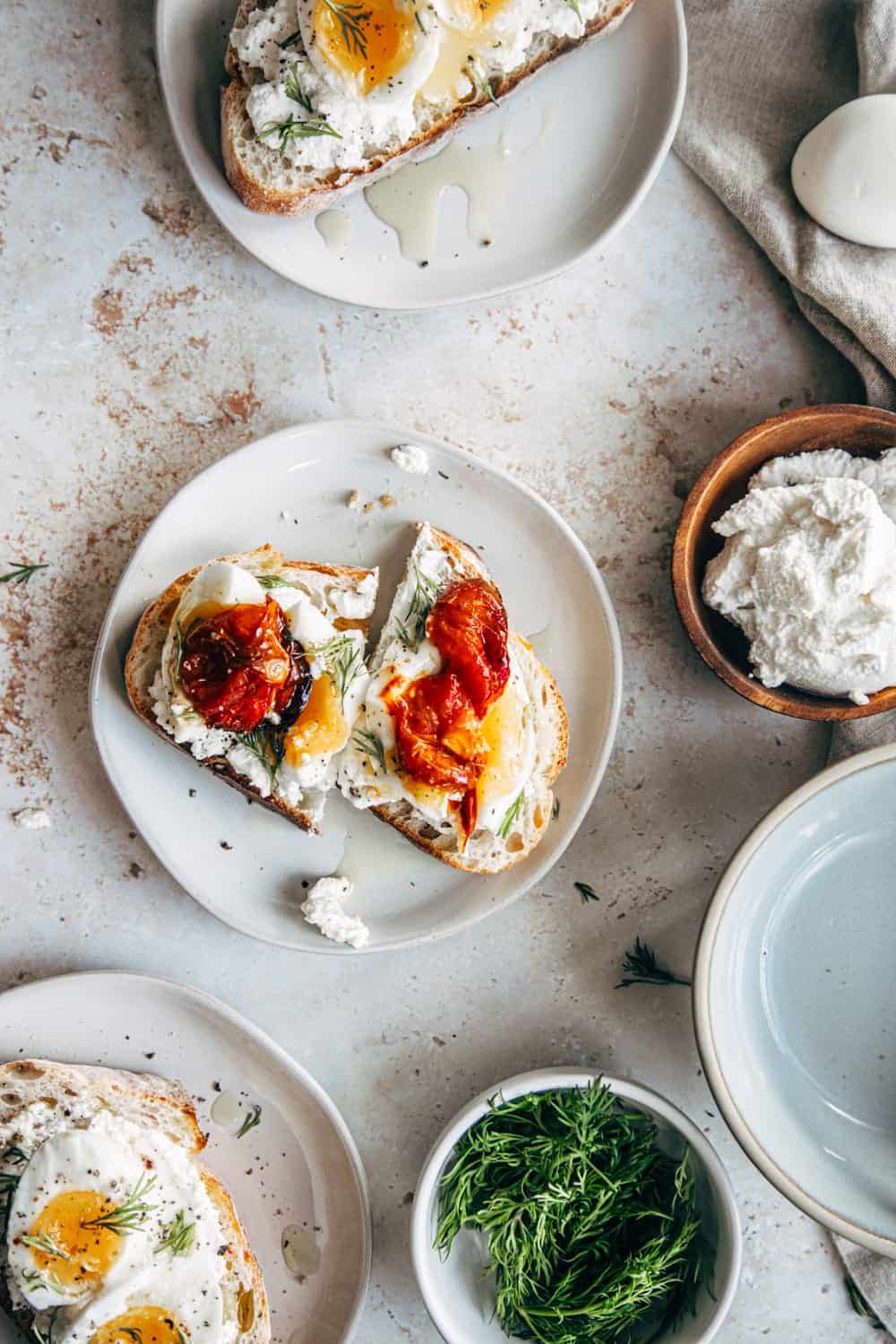Roasted Tomato & Ricotta Tartine