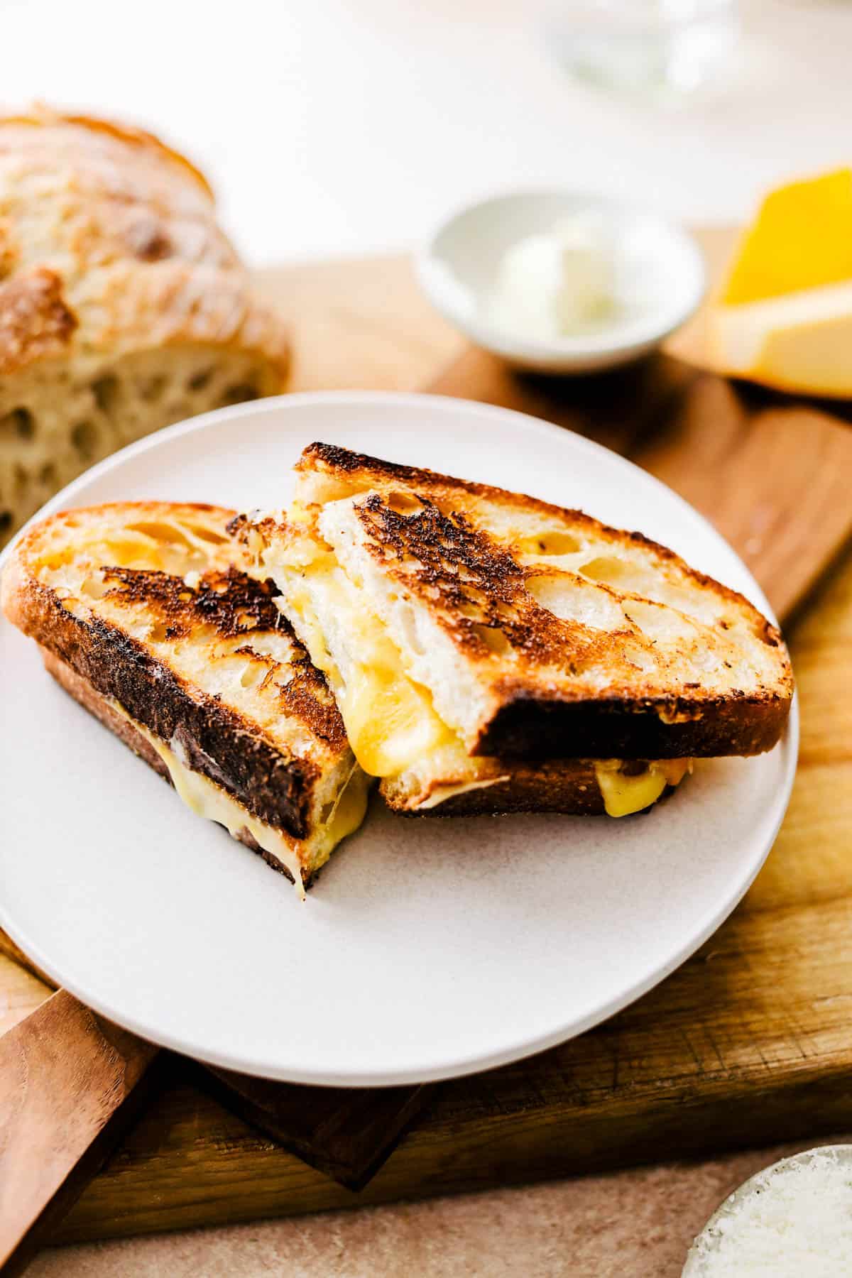 The Ultimate Sourdough Grilled Cheese Sandwich (with VIDEO) - Emily Laurae