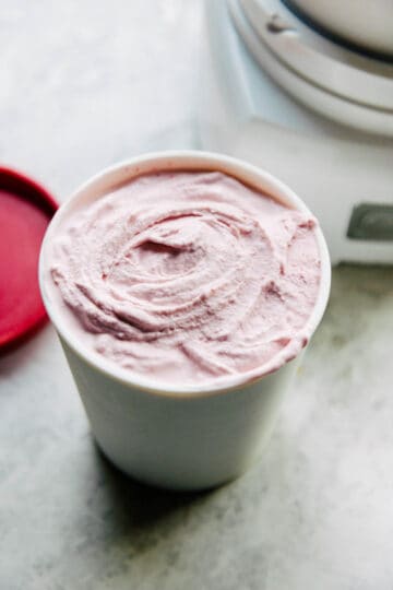 The Best Raspberry Ice Cream Recipe - Emily Laurae