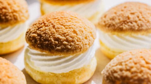 How to Make Choux à la Crème (French Vanilla Cream Puffs) - Emily 