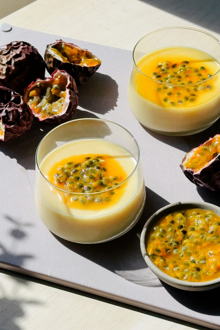 Passion Fruit Posset (Simple 4 Ingredient Recipe) - Emily Laurae